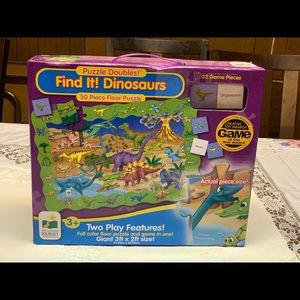 Find it Dinosaurs Puzzle 50 Piece Floor New